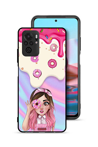 Tolwak غطاء حماية لهاتف شاومي ريدمي نوت 10S يحمل صورة دونات