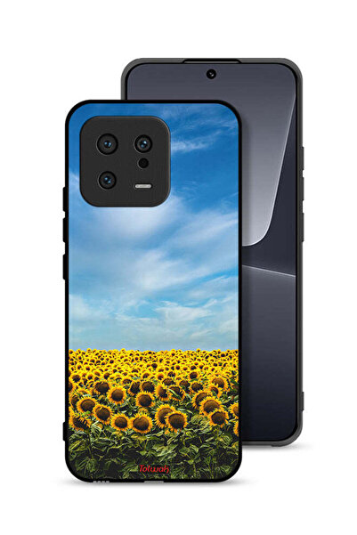 Tolwak غطاء حماية لهاتف شاومي 13 بطبعة عباد الشمس تحت السماء