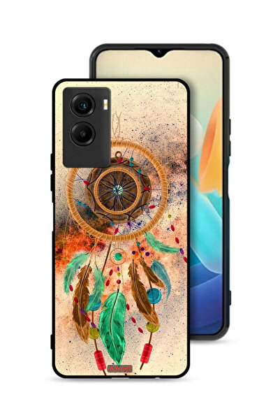 Tolwak غطاء حماية لهاتف Vivo Y55s 5G (2021) بتصميم ريش ماندالا معلق