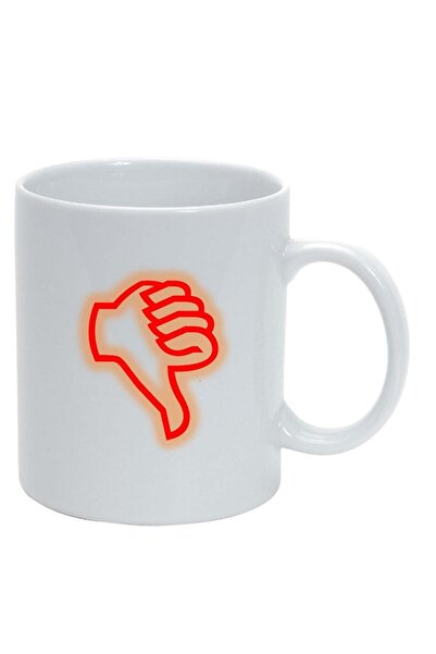 INOVATIX Cana alba personalizata, Down, alb, D992, INOVATIX®. 330ml