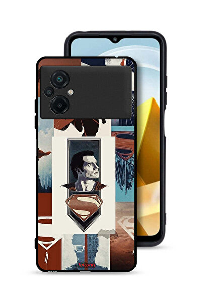 Tolwak Xiaomi Poco M5 4G Protective Case Cover Superman Art
