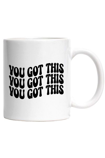 INOVATIX Personalized white mug, English inscription We got this - we can handle this, we solve it, INOVATIX®. 330ml