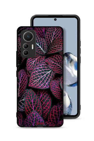 Tolwak غطاء حماية لهاتف شاومي 12 لايت بنقشة أوراق سالجا