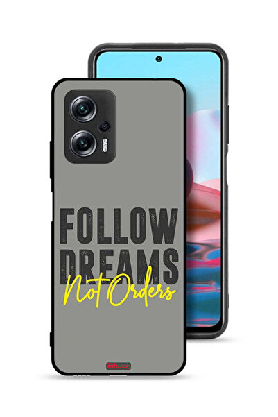 Tolwak غطاء حماية لهاتف شاومي ريدمي نوت 11T برو بلس 5G اتبع الأحلام وليس الأوامر