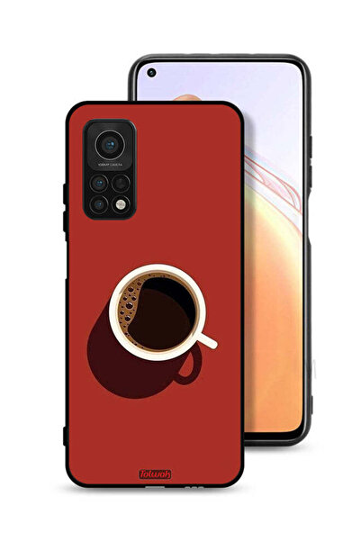 Tolwak غطاء حماية لهاتف Xiaomi Mi 10T 5G بفن فنجان القهوة