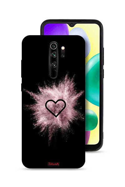 Tolwak غطاء حماية لهاتف شاومي ريدمي نوت 8 برو بتصميم قلب لامع