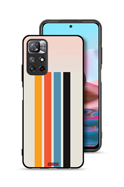 Tolwak غطاء حماية لهاتف شاومي ريدمي نوت 11 4G بنمط خطوط مستقيمة