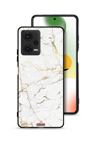 Tolwak غطاء حماية لهاتف Xiaomi Poco X5 بنمط رخامي