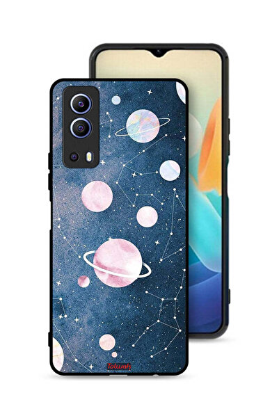 Tolwak Vivo Y72 5G Protective Case Cover Space Art