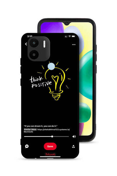 Tolwak غطاء حماية لهاتف Xiaomi Redmi A1 Plus - فكر إيجابيًا