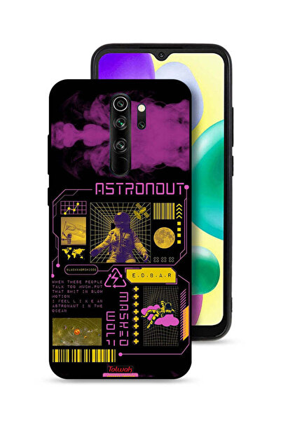 Tolwak Xiaomi Redmi Note 8 Pro Protective Case Cover Astronaut Sticker