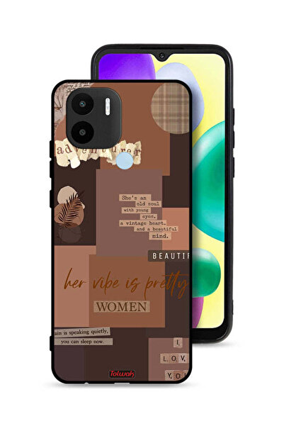 Tolwak Xiaomi Redmi A1 Plus Protective Case Cover Adventurer Women