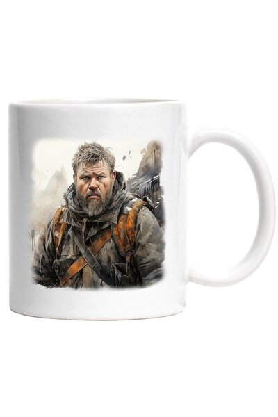 INOVATIX Cană albă personalizată, Frank, The Last Of Us, Serial, Postapocalip...