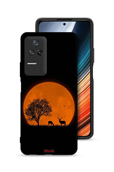 Tolwak Xiaomi Redmi K50 Pro Protective Case Cover Evening Moon Art