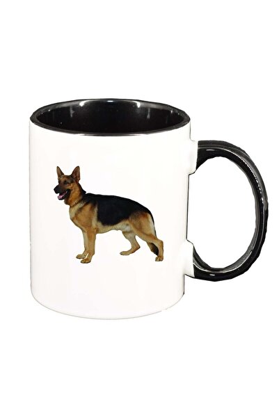 INOVATIX Εξατομικευμένη λευκή κούπα, Σκύλος, μαύρο εσωτερικό, D349, INOVATIX®...