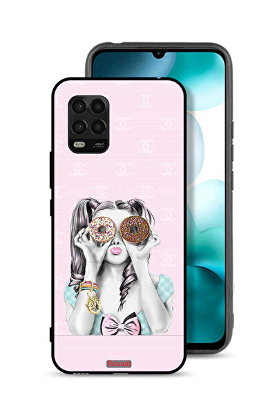 Tolwak غطاء حماية لهاتف Xiaomi Mi 10 Lite 5G يحمل قطعتين من الدونات