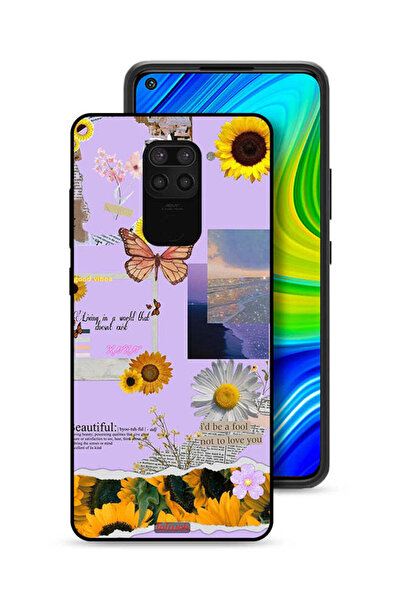 Tolwak غطاء حماية لهاتف شاومي ريدمي نوت 9 بملصقات عباد الشمس الجميلة