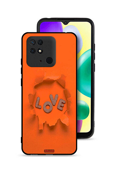 Tolwak Xiaomi Redmi 10C Protective Case Cover Love