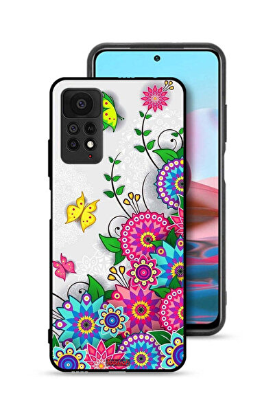 Tolwak غطاء حماية لهاتف شاومي ريدمي نوت 11 برو 5G بنقشة زهور ماندالا