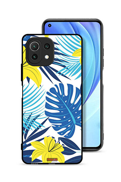 Tolwak غطاء حماية لهاتف شاومي مي 11 لايت بتصميم ريش وزهرة