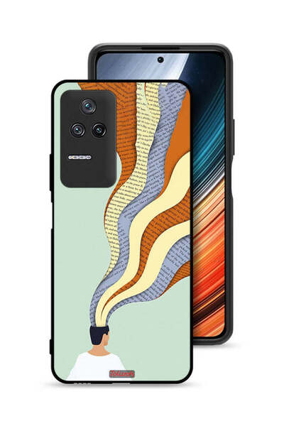 Tolwak غطاء حماية Xiaomi Poco F4 مع رسمة Data In Mind Art