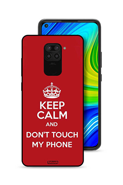 Tolwak غطاء حماية لهاتف شاومي ريدمي نوت 9 - حافظ على هدوئك ولا تلمس هاتفي