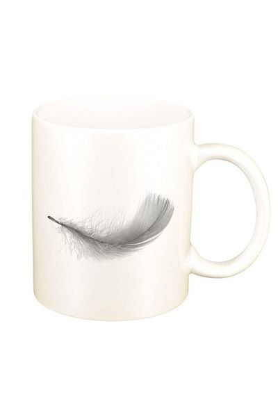 INOVATIX Cana alba personalizata, Feather, D231, INOVATIX®. 330ml