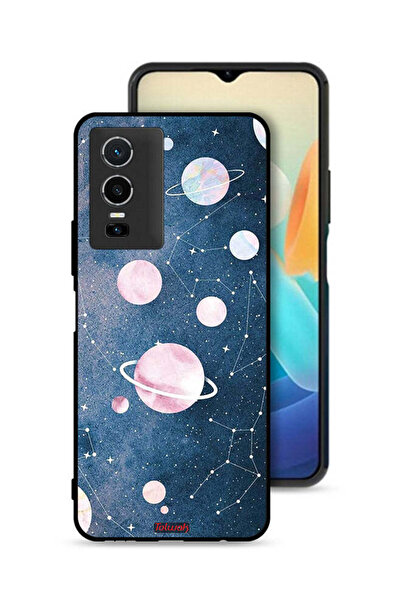 Tolwak Vivo Y76 5G Protective Case Cover Space Art