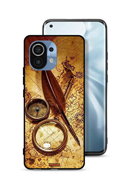 Tolwak غطاء حماية لهاتف شاومي مي 11 بتصميم بوصلة عتيقة