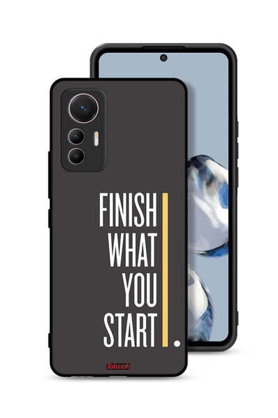 Tolwak Xiaomi 12 Lite Protective Case Cover Finish What You Start