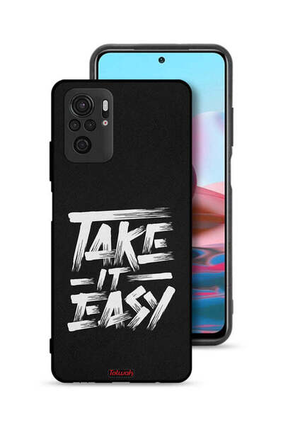 Tolwak Xiaomi Redmi Note 10 4G Protective Case Cover Take It Easy