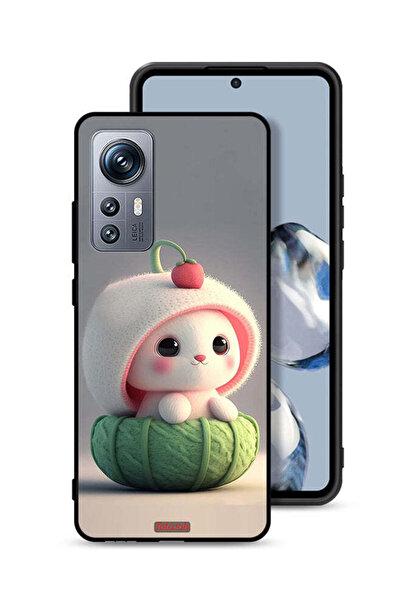 Tolwak غطاء حماية لهاتف Xiaomi 12S على شكل أرنب صغير لطيف