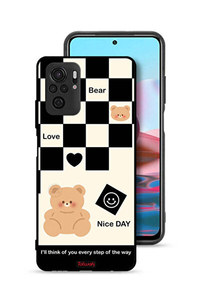 Tolwak غطاء حماية لهاتف شاومي ريدمي نوت 10 4G سأفكر فيك في كل خطوة على الطريق