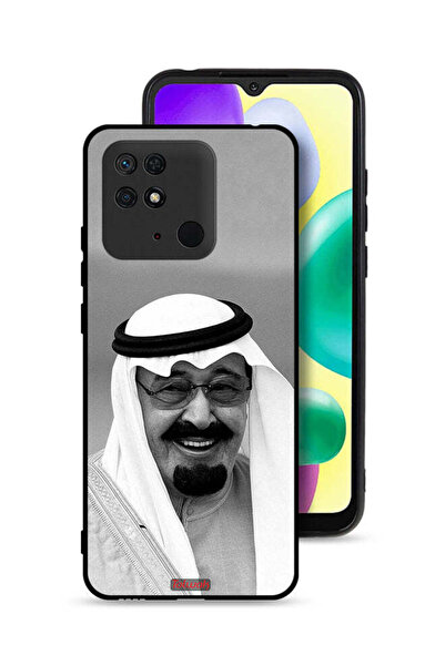 Tolwak غطاء حماية لهاتف شاومي ريدمي ١٠ سي صورة الملك عبدالله مبتسماً