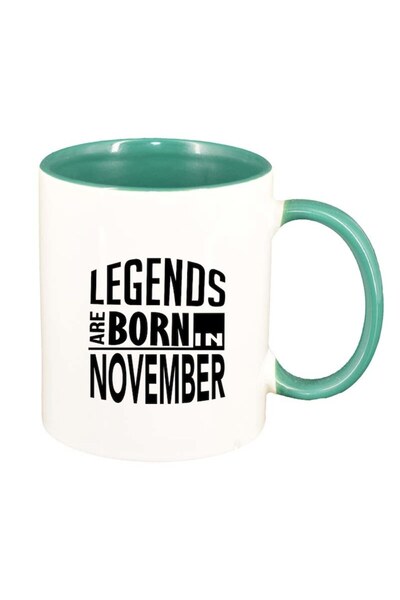 INOVATIX Cana alba personalizata, Legend, interior verde, D82, INOVATIX®. 330ml