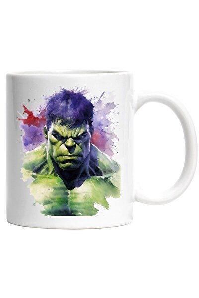 INOVATIX Εξατομικευμένη λευκή κούπα, Hulk, Avengers, Bruce Banner, Marvel, Υπ...