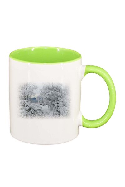 INOVATIX Cana alba personalizata, Picture, interior verde deschis, D257, INOV...