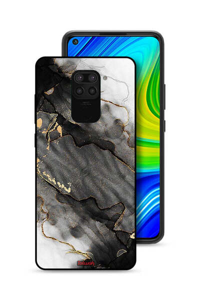 Tolwak غطاء حماية لهاتف شاومي ريدمي نوت 9 - رخامي لامع