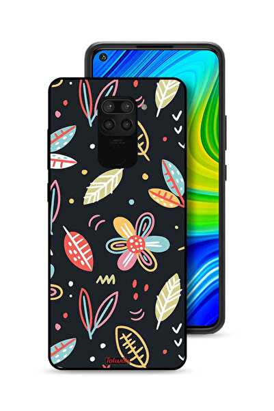 Tolwak غطاء حماية لهاتف شاومي ريدمي نوت 9، زهور وأوراق، فن تجريدي