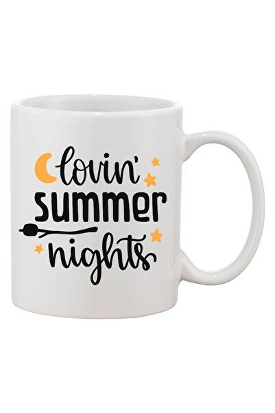 INOVATIX Cana alba personalizata, personalizata 'Lovin' summer nights'a, INOV...