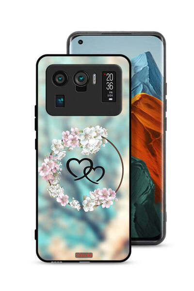 Tolwak غطاء حماية لهاتف شاومي مي 11 ألترا بتصميم قلوب في فن الخاتم