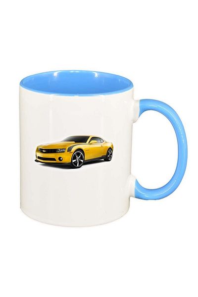 INOVATIX Personalized white mug, Car, blue interior, D961, INOVATIX®. 330ml