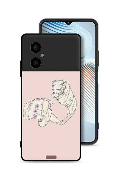 Tolwak غطاء حماية Xiaomi Poco M4 5G بتصميم فن المقاتل