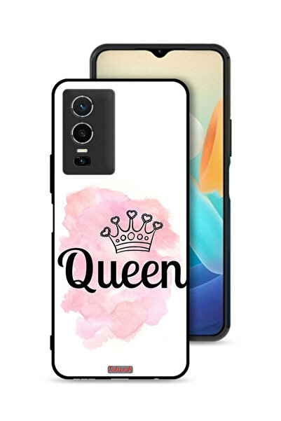 Tolwak غطاء حماية لهاتف Vivo Y76 5G بنقشة Queen Art
