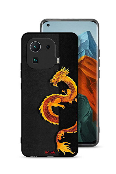 Tolwak Xiaomi Mi 11 Pro Protective Case Cover Dragon Art