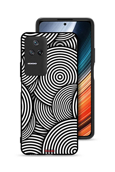 Tolwak غطاء حماية لهاتف شاومي بوكو F4 بنمط دوائر وهمية