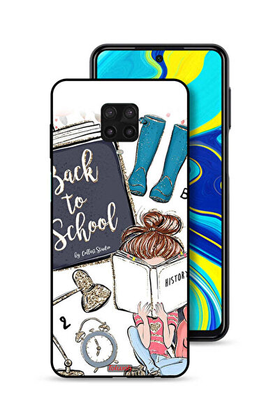 Tolwak غطاء حماية لهاتف شاومي ريدمي نوت 9S - فتاة العودة إلى المدرسة تقرأ الت...