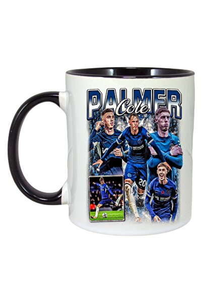 INOVATIX Cana Alba Personalizata, Palmer Cole Player, Maner Si Interior Negru, ®. 330ml