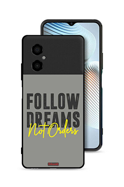 Tolwak غطاء حماية لهاتف Xiaomi Poco M4 5G اتبع الأحلام وليس الأوامر