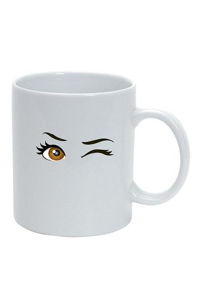 INOVATIX Personalized white mug, Blink, white, D375, INOVATIX®. 330ml